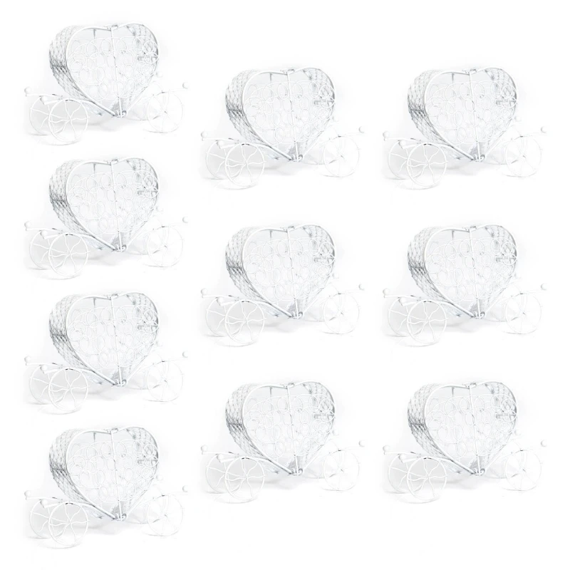 

Свадебные коробки в форме сердца/трехколесного велосипеда, романтическая коробка для сладостей, железный материал, Прямая