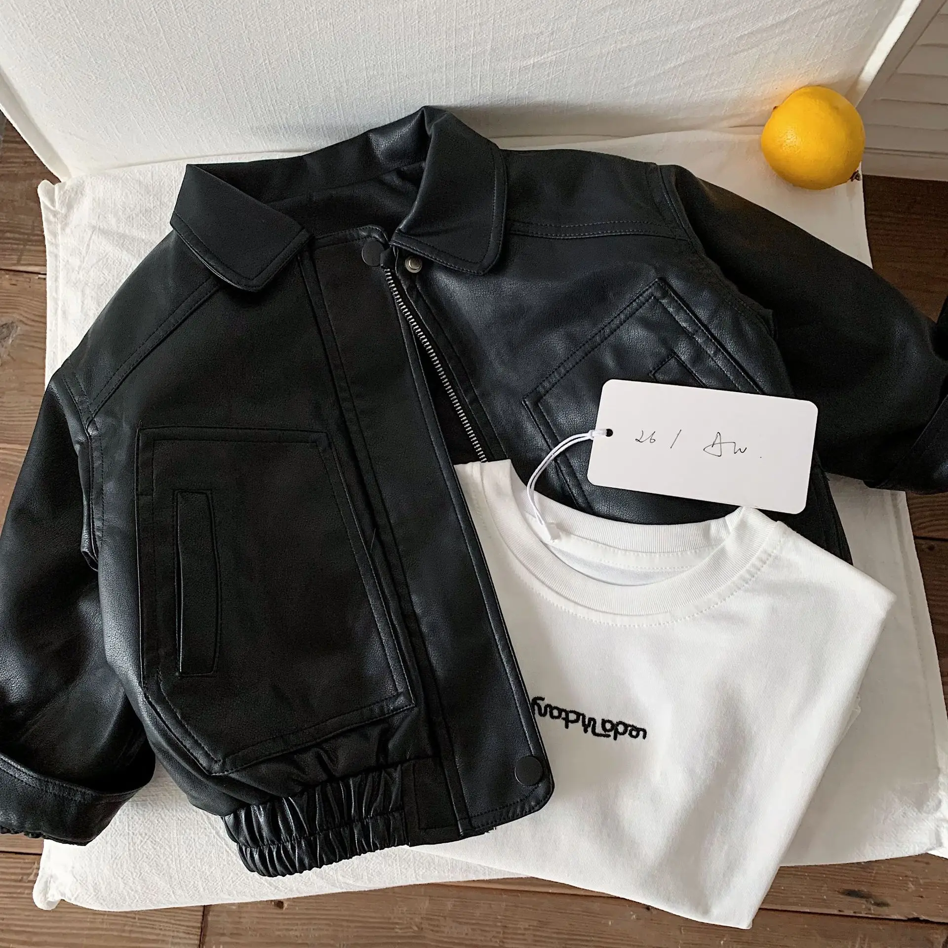Coat Boys' Leather Jacket Wint - đánh giá và giá Jacket Winter Clothing