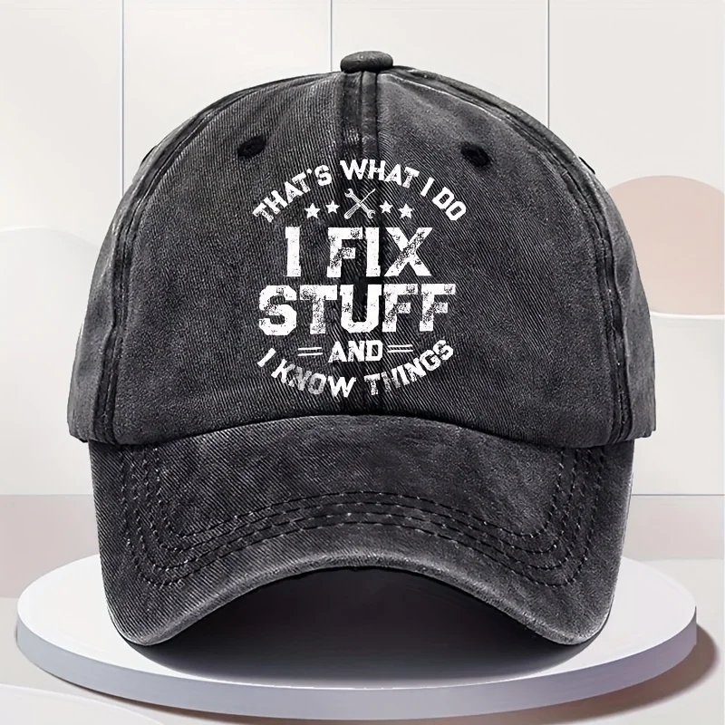 

Кепка с принтом - Мужская винтажная солнцезащитная кепка с эффектом потертости, доступна в нескольких цветах | Модный винтажный стиль, подходит для использования на открытом воздухе