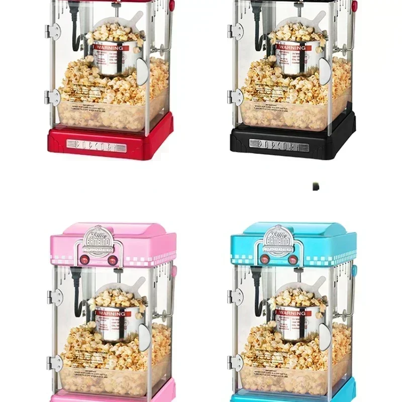 304 Stainless Steel Body Automatic Electric Heating Popcorn Machine.  Home Use. Mini Popcorn Maker,commercial