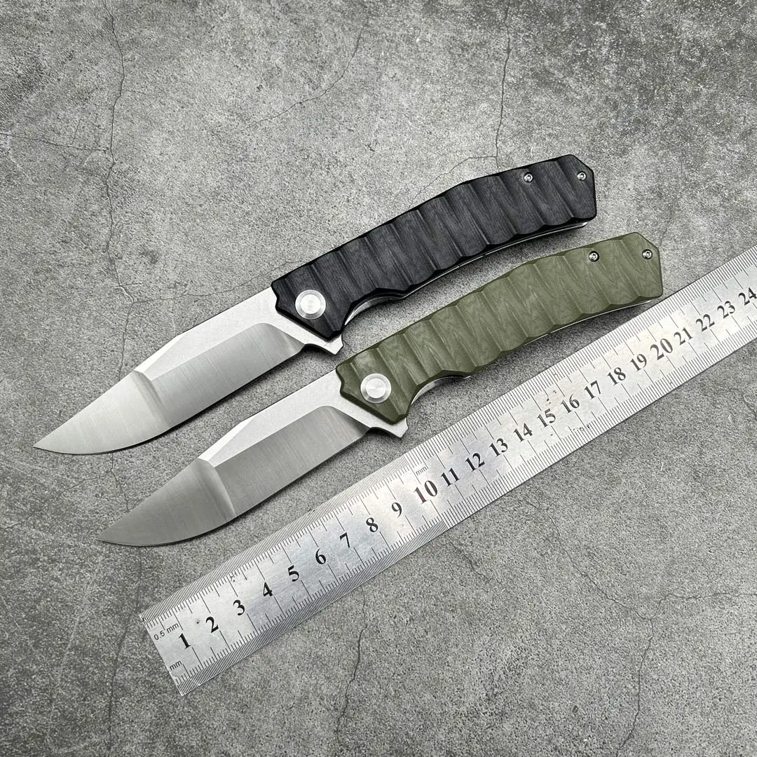 

Outdoor folding knife Jungle 9CR18MOV Camping Hunting Tactical gear combat survival durability self defense Pocket EDC knife