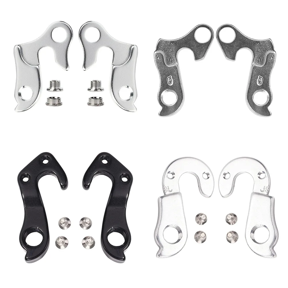 

2Pcs Bicycle Rear Derailleur Hanger Aluminum Alloy Derailleur Hanger Plate Compact Bike Dropout Tail Hooks Cycling Accessories