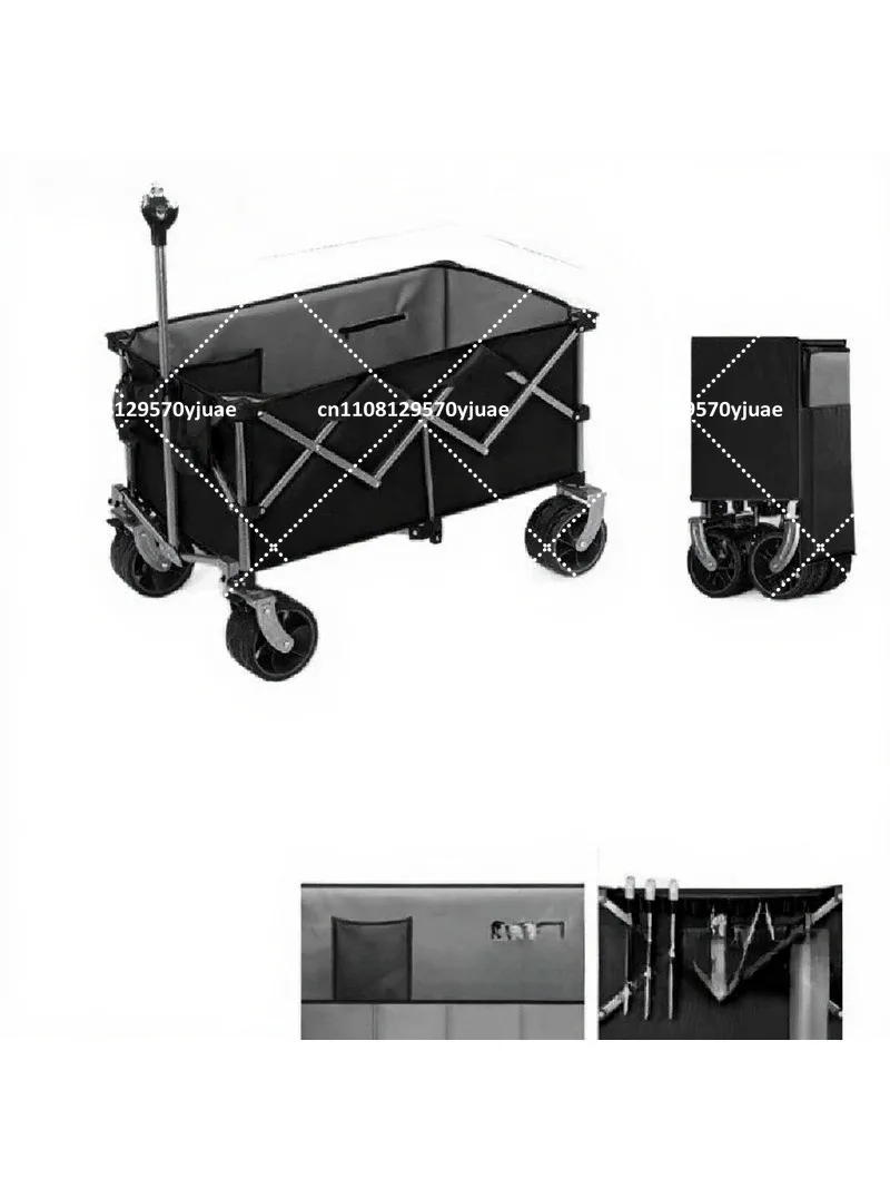Heavy Duty Camp Cart Trolley for Stall Night Market and Outdoor Camping