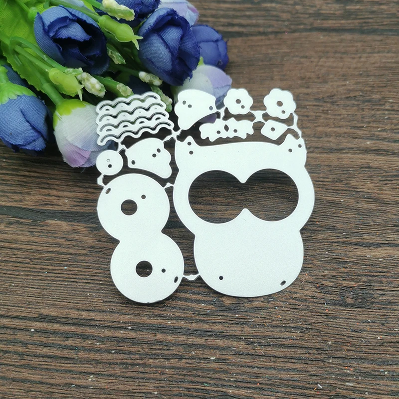 New Owl metal cutting die mould scrapbook decoration embossed photo album decoration card making DIY handicrafts