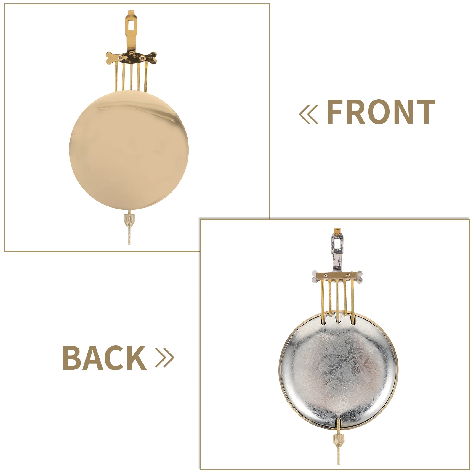 

Pendulum Accessories 15cm Metal Quartz Vintage Clock Replacement Parts Wall Clock Pendulum Decor Home Traditional
