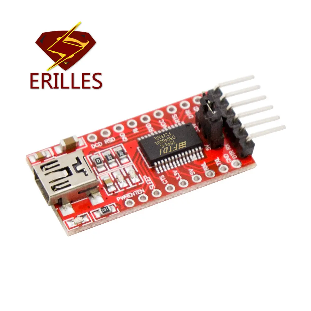 FT232R Module Mini USB to TTL Serial Converter Adapter Module Breakout FT232RL USB to Serial Mini USB to TTL Adapter Board