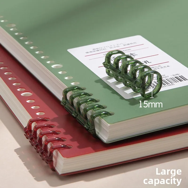 60 Sheets B5 Vintage Aesthetic Spiral Loose Leaf Notebook Planner Diary for Student Office School Writing Stationery Supplies