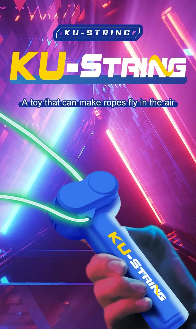 Raypontia Tireur De Corde à Cordes, Jouet Fidget En Boucle - Tireur De