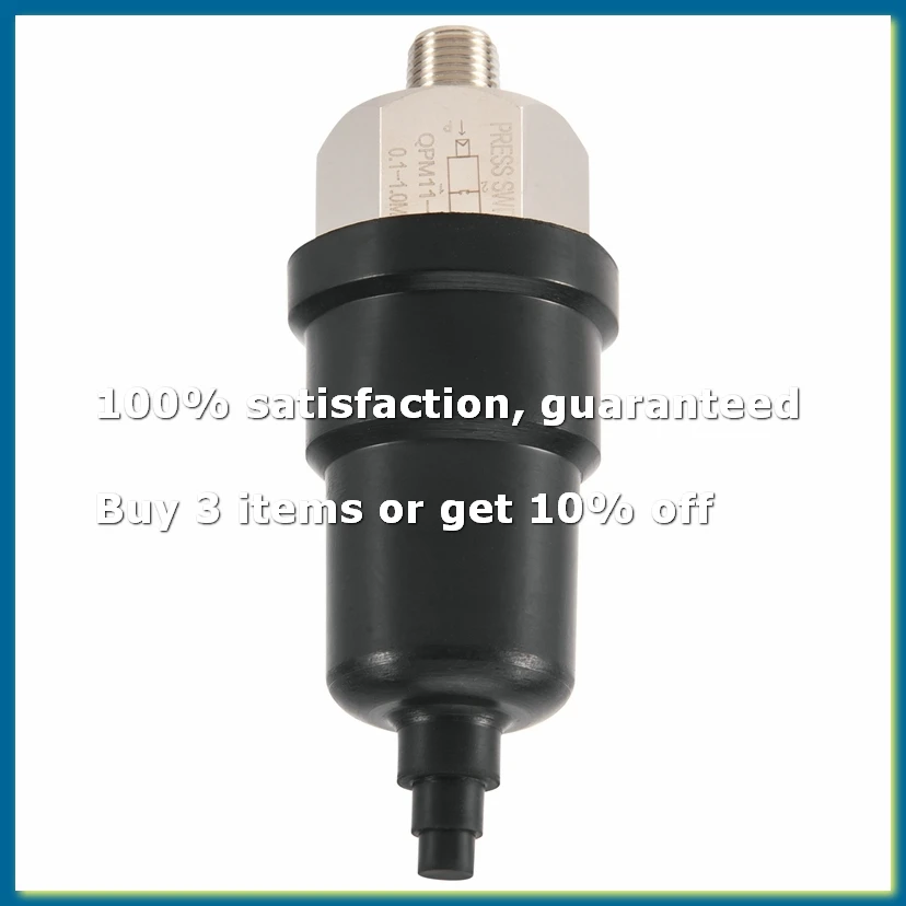 Reliable 1/8 inch Port Adjustable Diaphragm Type Pressure Switch Nozzle QPM11-NC-DTB3