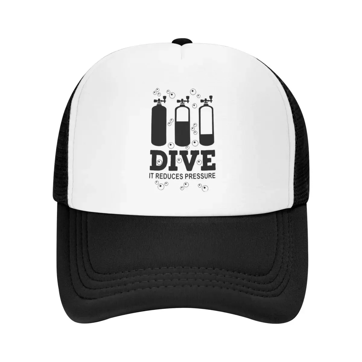 Custom Classic Scuba Diving Baseball Cap Men Women Adjustable Dive Diver Quote Trucker Hat Sun Protection Snapback Dad Hat