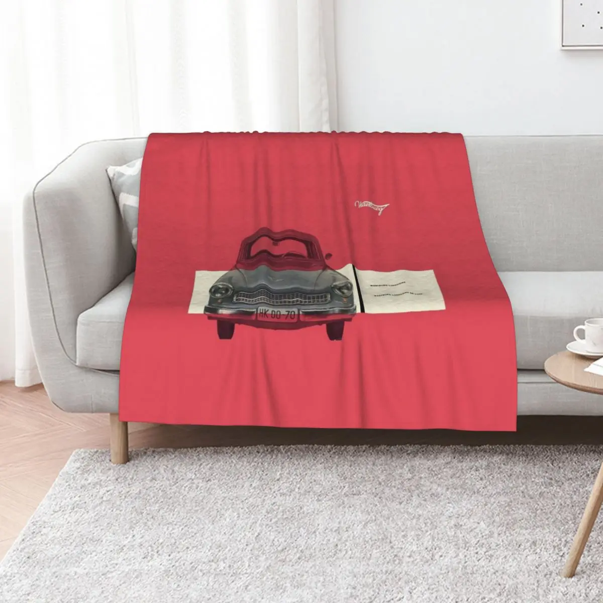 

WARTBURG Throw Blanket Giant Sofa Tourist Flannel Fabric Thermals For Travel Blankets