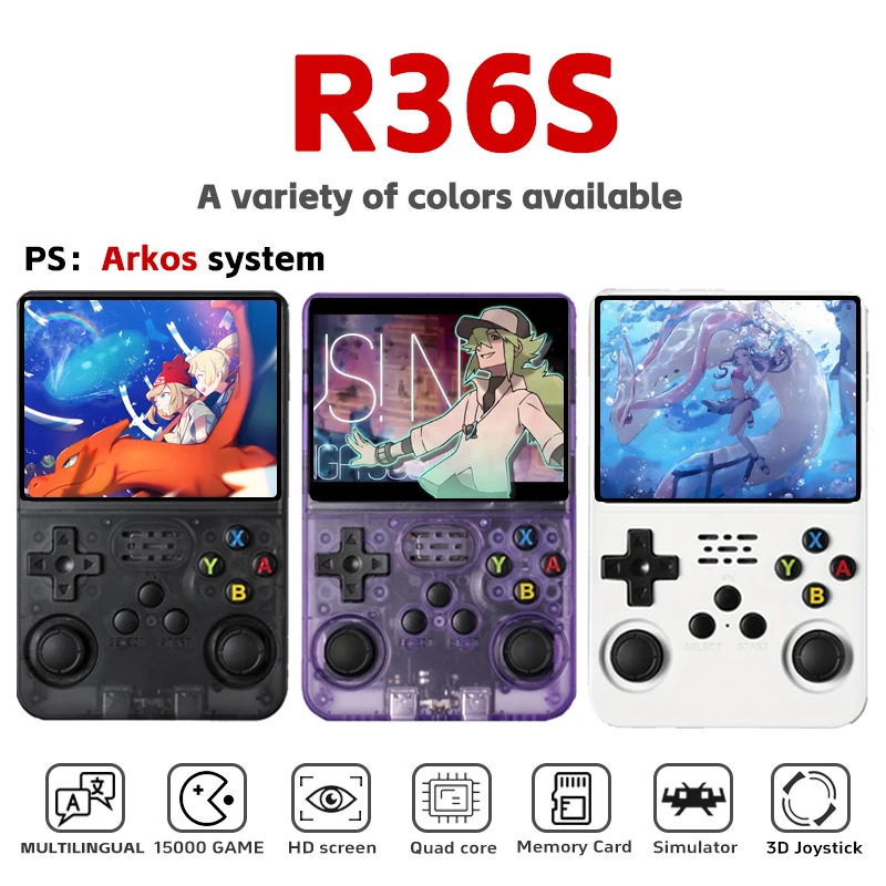r36s-レトロビデオゲームプレーヤー-35インチipsスクリーン-arkosシステム-携帯型ゲーム機-64gb-128gb-ゲーム