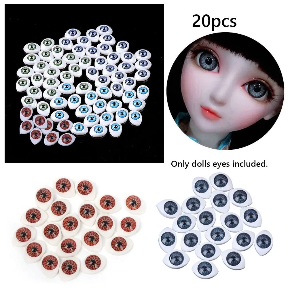 20Pcs/Set Funny Plastic Safety Eyes For Animal Toy Puppet Doll Making Dinosaur Eyes DIY Craft Accessories