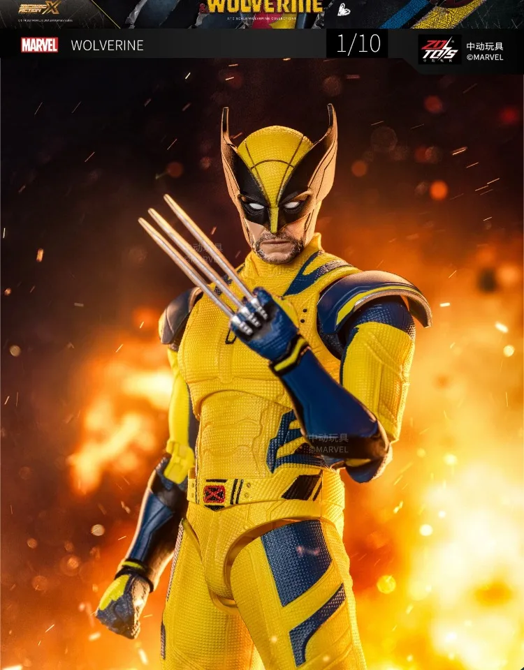 ZD Toys film 1:10 Deadpool & Wolverine Action figures Deadpool Boxed Wolverine Collection Adult Action Figures
