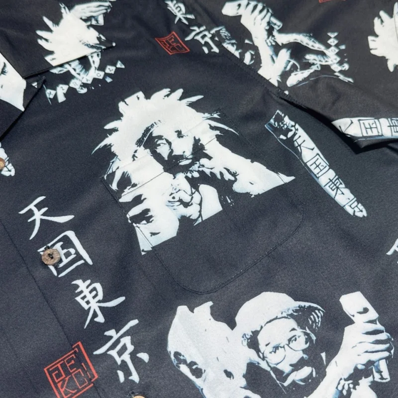 Best Quality Mens Womens Summer WACKO MARIA Japanese TENKO Tokyo Full Print Casual Hawaiian Short Sleeve Shirt