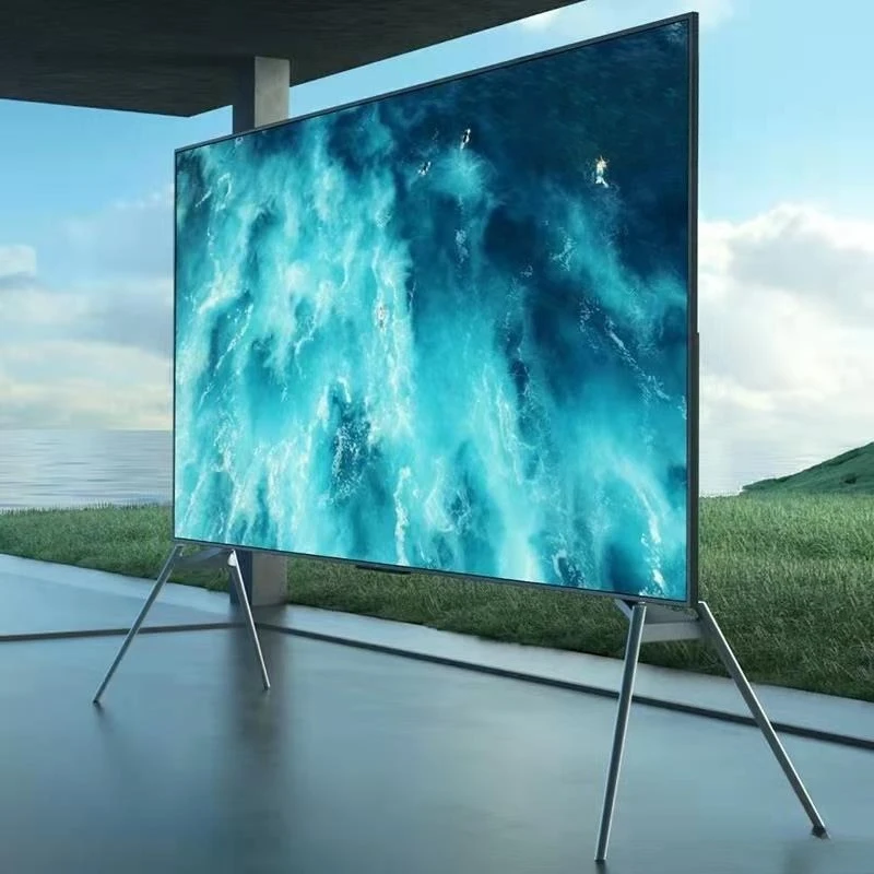تلفزيون LCD كبير 4K عالي الوضوح 80 بوصة 85 120 110 130 150 بوصة، شبكة صوتية ذكية