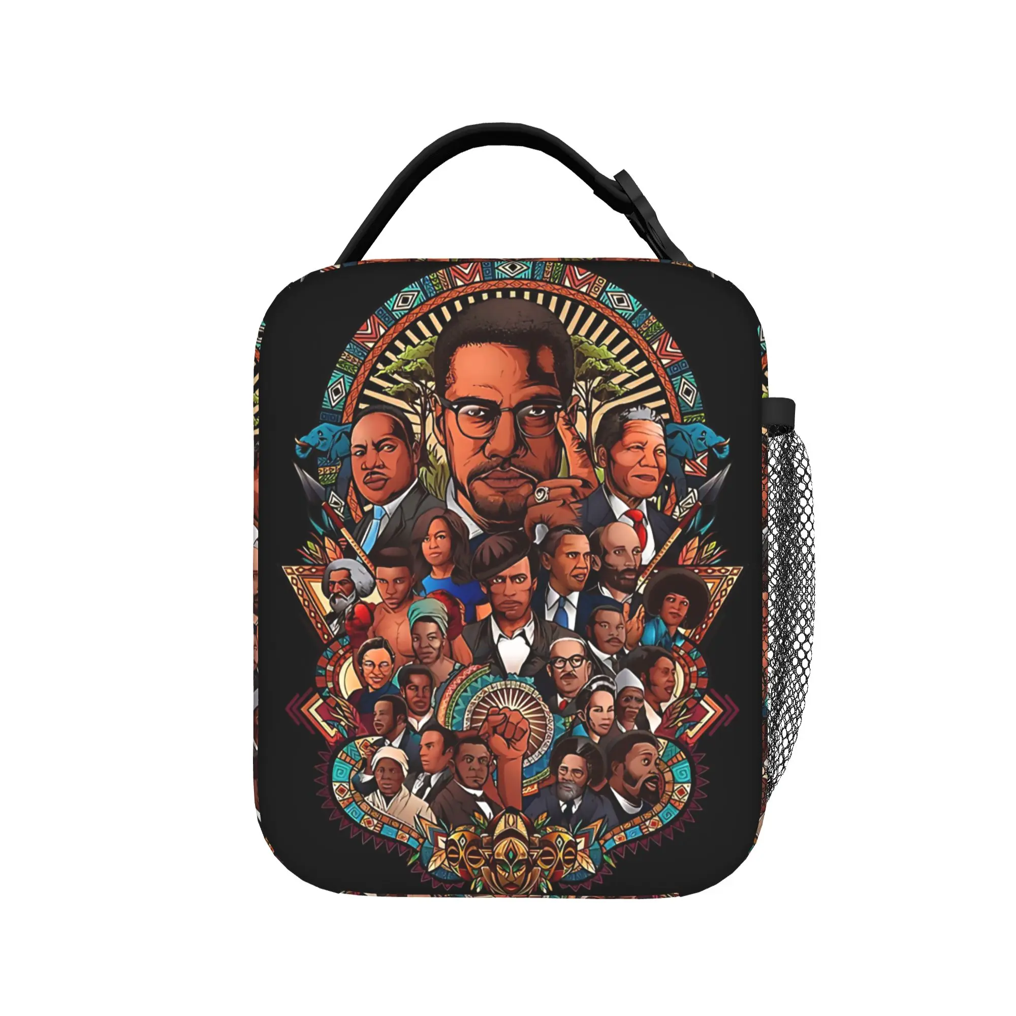 black-history-month-black-leaders-bolsas-termicas-isoladas-para-almoco-recipiente-portatil-para-refeicoes-bolsa-termica-lancheira-bolsas-para-alimentos