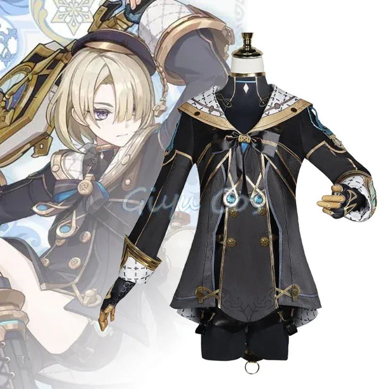 

Freminet Cosplay Costume Genshin Impact Adult Carnival Uniform Anime Halloween Party Costumes Masquerade Women Game