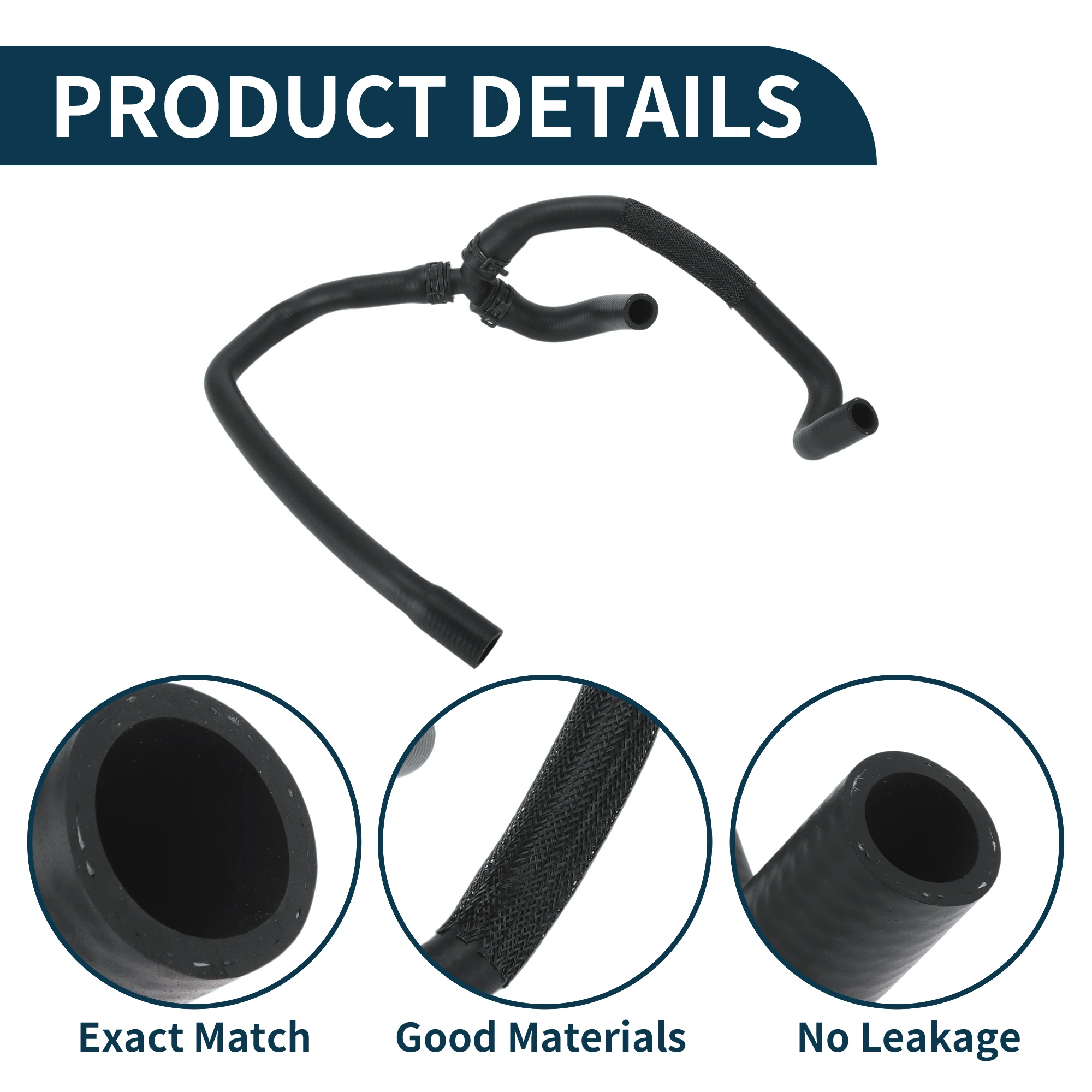 

UXCELL Шланг радиатора Шланг нагревателя Выпускной шланг радиатора No JX618C289EE для Ford Focus 1.5T 2018, резиновая водопроводная труба с подогревом