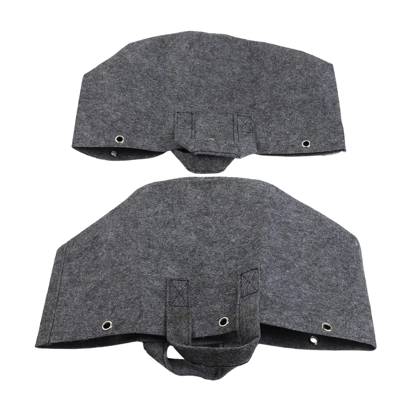 Breathable Plant Grow Bags Using Thick Nonwoven Fabric with Reinforced Strap Handles and Embedded Metal Rings for Growth Control