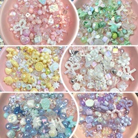 50/100g UV,Metal DIY handmade material bag mobile phone chain string bead material high-end goods mixed jewelry accessories