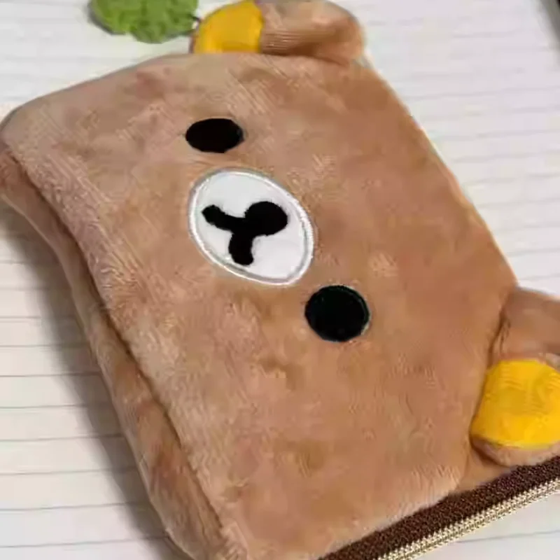 

Кошелек для монет Rilakkuma, портативная сумка для хранения ключей, удостоверений личности, банковских карт, милый кулон, подарок на день рождения или День святого Валентина для девочек