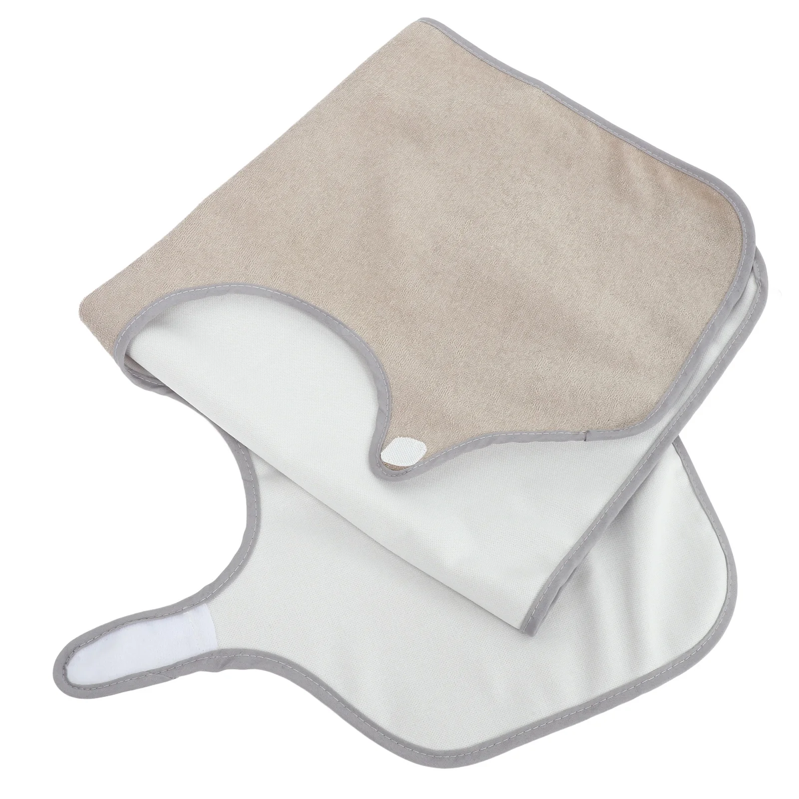 

Adult Bib For Elderly Reusable Washable Polyester Dining Protector Absorbent Food Bib For Seniors Bedridden Patients Mens