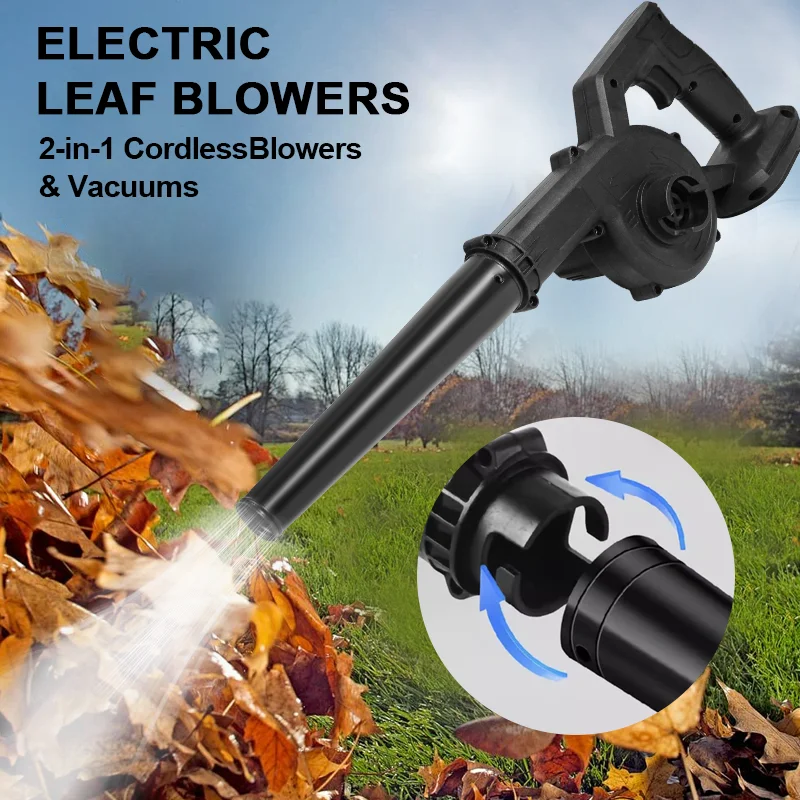 

2 In 1 Efficient Electric Air Blower Cordless Leaf Snow Dust Suction High Powerful Cleaner Collector Tool For Makita 18V Battery