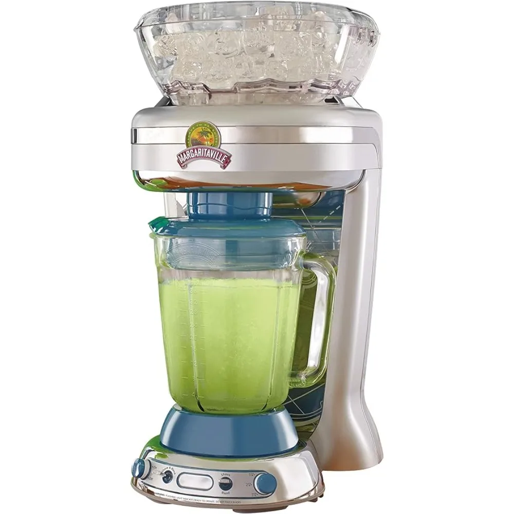 Frozen Concoction Maker with Easy Pour Jar and Ice Reservoir, Beverage Key West, Green, XL Ice Reservoir, New