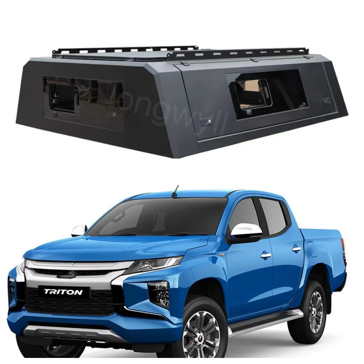 

Triton Custom Sports Style Canopy Hard Aluminum Alloy Key Cap Waterproof Smart Camper Easy Lift-Up Feature Hard Type