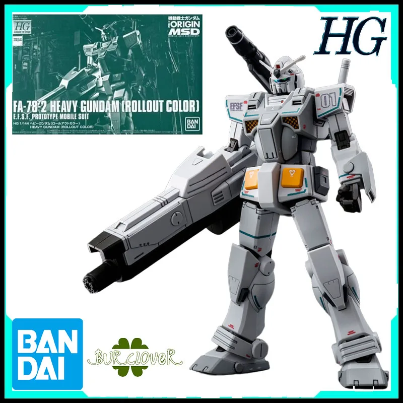 

Bandai натуральная HG Heavy Gundam FA-78-2 1/144 аниме фигурка в сборе модель игрушки Коллекционная модель украшения подарки для детей