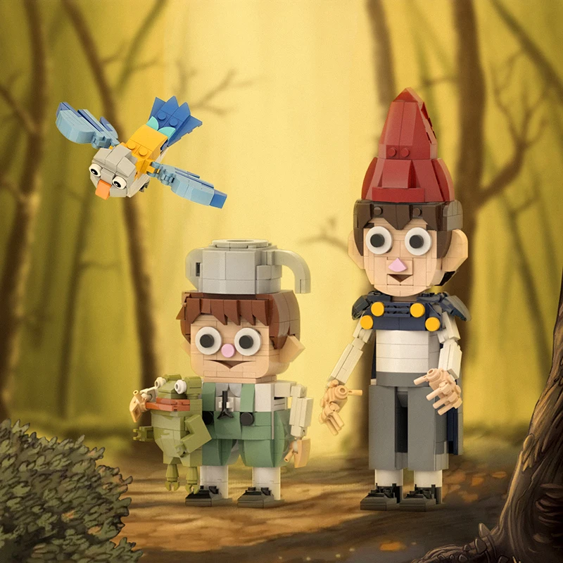 MOC Over The Garden Walled Action Figures Wirt Greg Beatrice Frog Halloween Adventured Building Blocks Ideas Set Brick Toys Gift