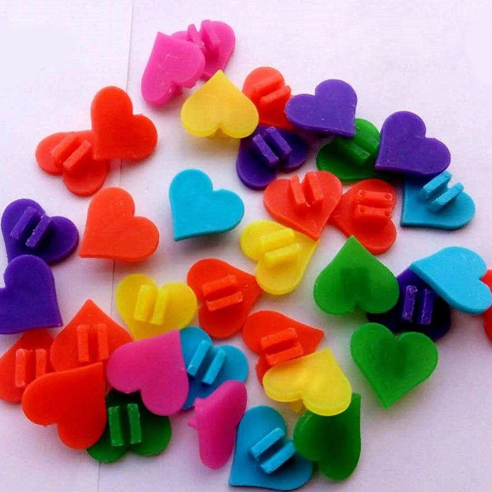 Perles de rayons de roue de vélo, perles de décoration rondes à Clip en plastique pour rayons de décoration de vélo colorés, couleurs et formes assorties