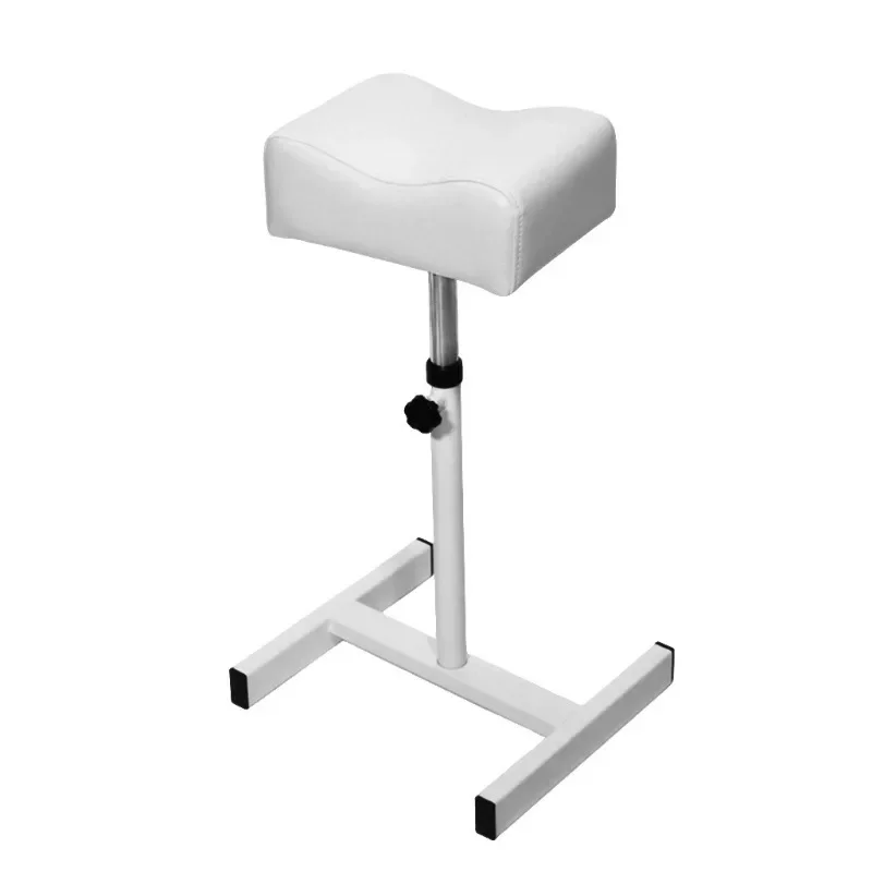 Adjustable Height Pedicure Foot Rest Stand, PU Leather Foot Stool for Nail Salon, Manicure Foot Rest with Height Adjustment