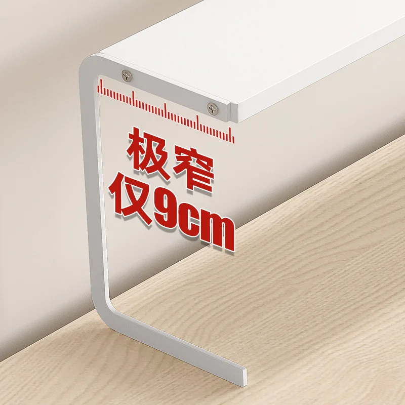 Office Desktop Shelf Extremely Narrow Desktop Layered Rack Expansion Gap Extended Desktop Baffle