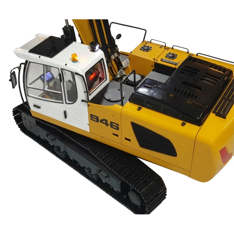 

Модель MT 1/14 946 9CH Гусеничный гидравлический радиоуправляемый экскаватор Окрашенный готовый металлический захват Наклонная раскладушка Ковш-расширитель Радиоигрушки