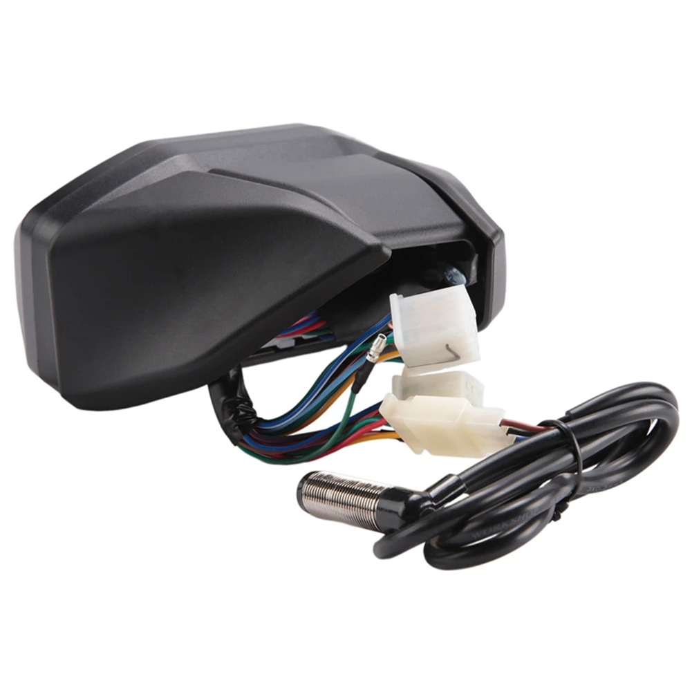 

R1-YG150-23 мотоциклетный спидометр, универсальный регулируемый светодиодный ЖК-цифровой одометр, тахометр для 1,2,4-цилиндровых деталей, аксессуары