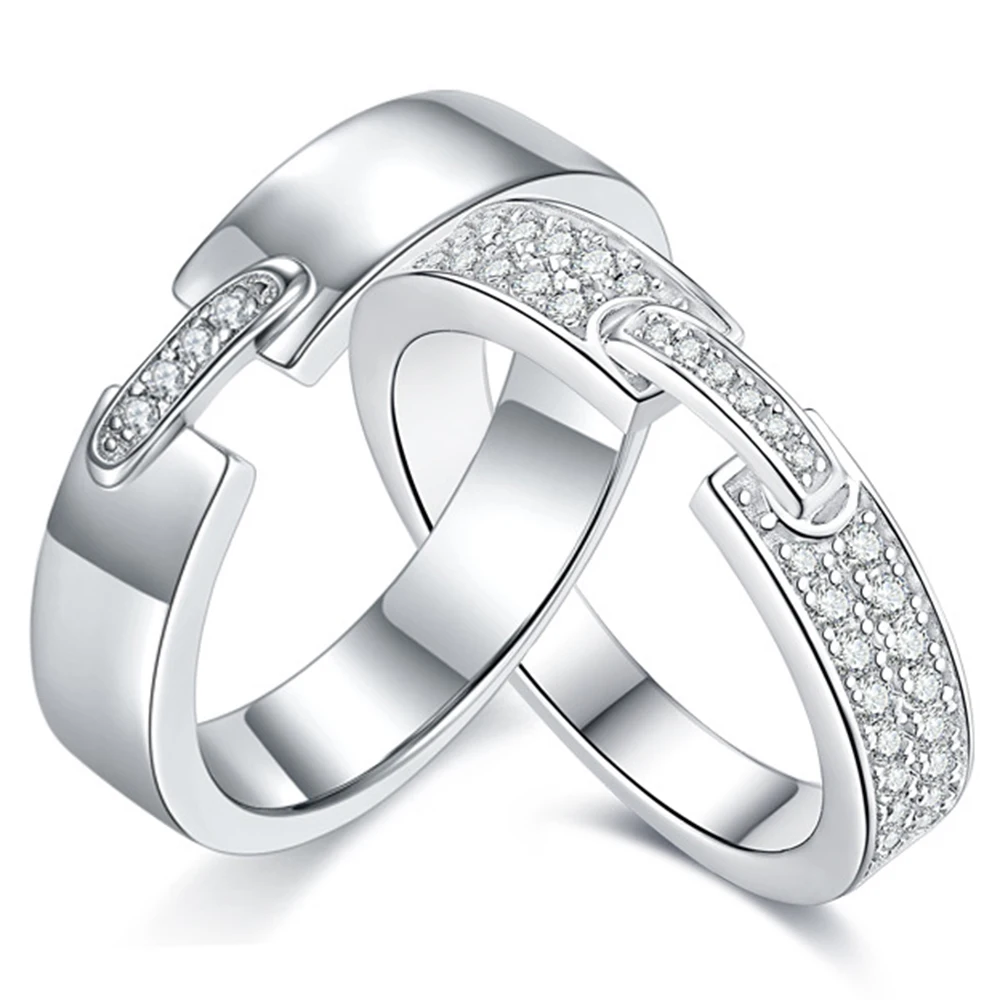 WUIHA 925 Sterling Silver D Color Real GRA Moissanite Diamonds Wedding Band Engagement Rings Ring Set Fine Jewelry Wholesale image 2