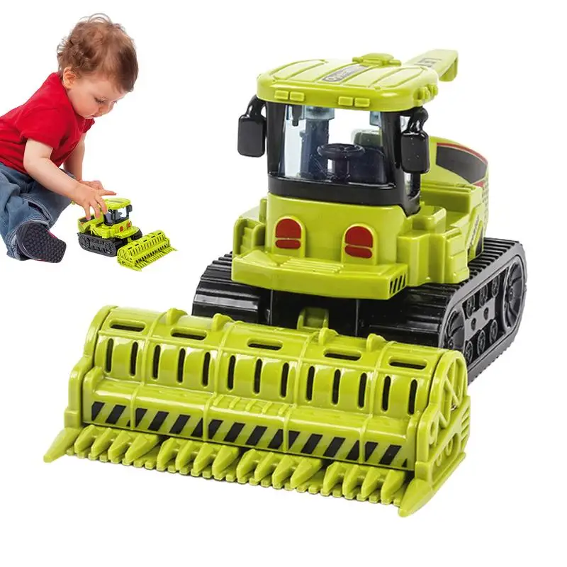 Pull Back Car Kids Engineering Vehicles Racing Car Simulated Trucks For Toddler Friction Powered Truck Toys For Boys Kids Indoor