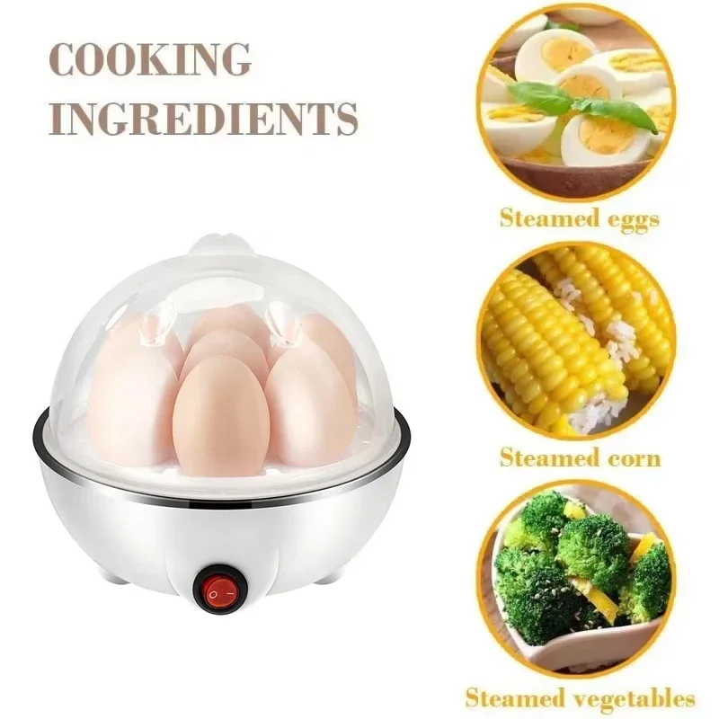 Electric Egg Cooker Multifunction Automatic Power Off Egg Steamer Home Nutrition Breakfast Machine Breakfast Cooking Appliances