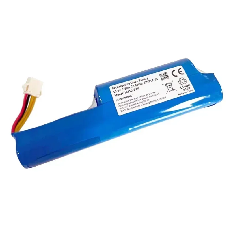 Оригинальная аккумуляторная батарея 10,8 В, 3400 мАч для робота-пылесоса Redmond RV-R150, Redmond RV-R151, Redmond REB-R150 11,1 В