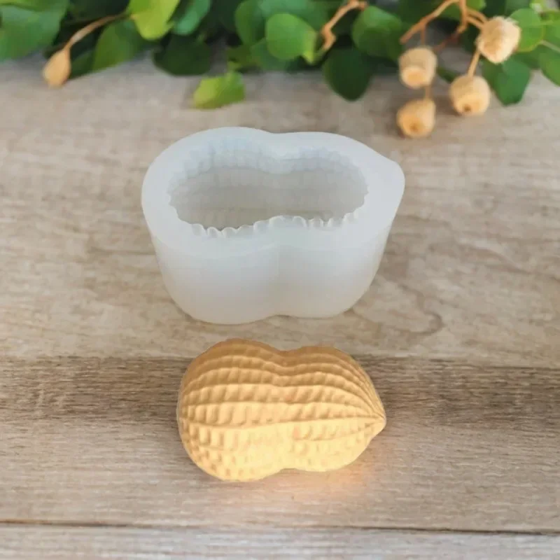 2026 new model advanced simulated peanut silicone mold diy handmade candle mold soap mold gypsum dropping mold