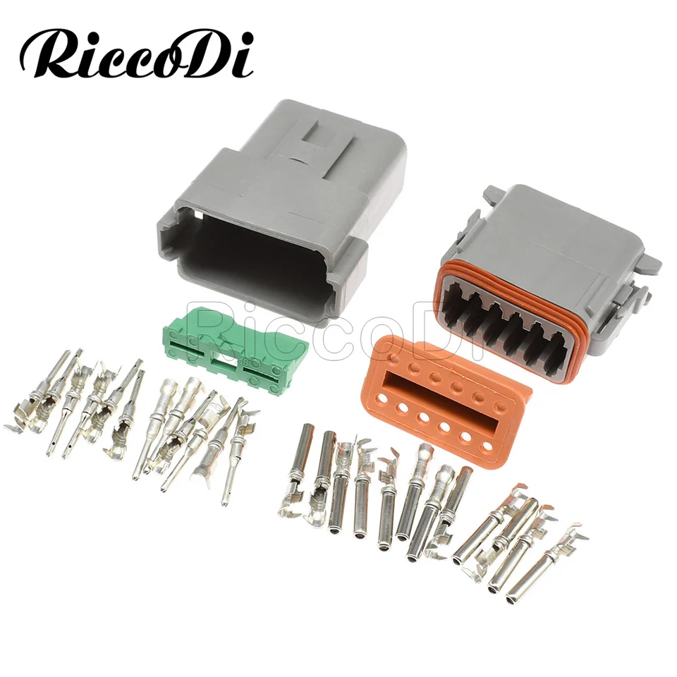 Deutsch DT04-12P-L012 & DT06-12S Connectoren – Set – Waterdichte Automatische Stekker