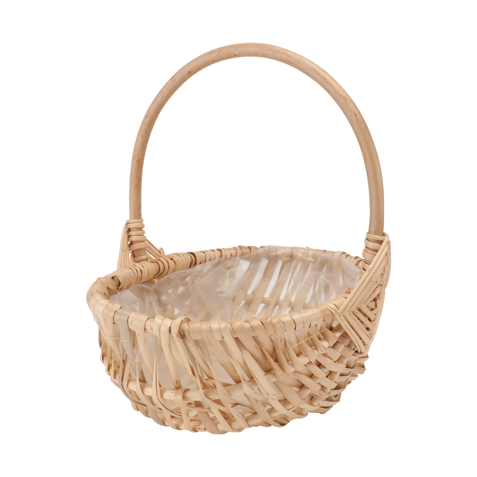 

Rattan Flower Basket Woven Storage Container Plant St Decorative Grass Fresh Dried Flowers Natural Environment Friendly Multi