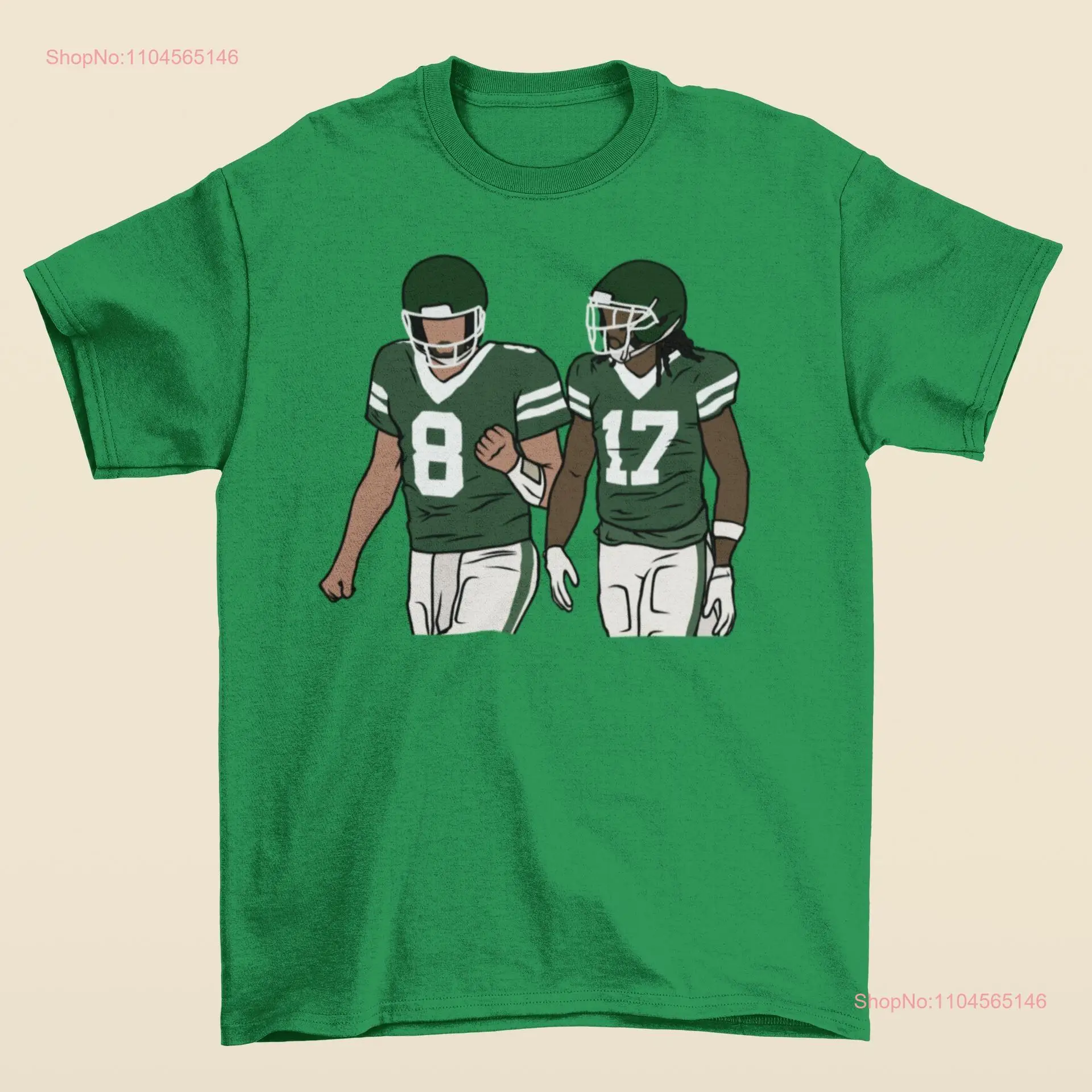 Aaron Rodgers and Davante Adams New York T Shirt long or short sleeves