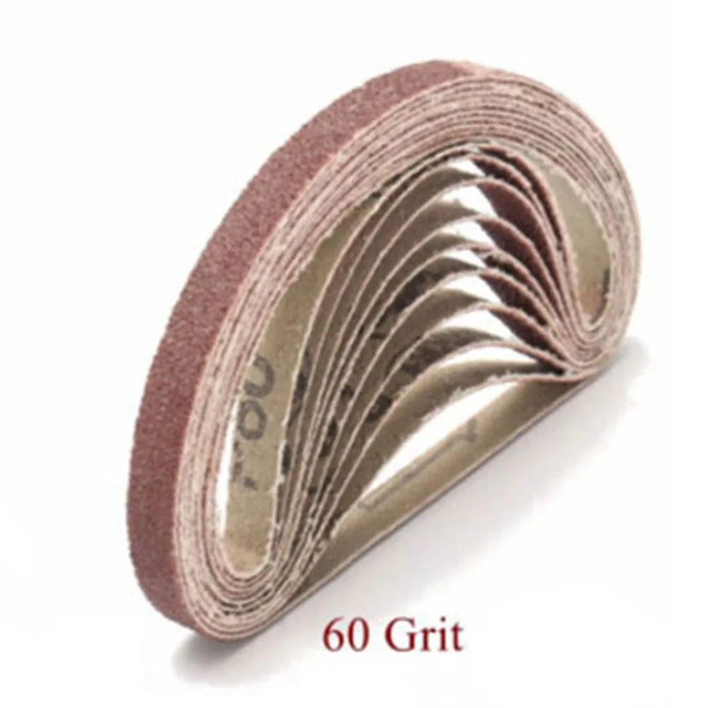 330mm X 10mm Sanding Belts 50pcs Abrasive Belts File Finger Power Sander Sanding High Quality Premium Useful Accessories