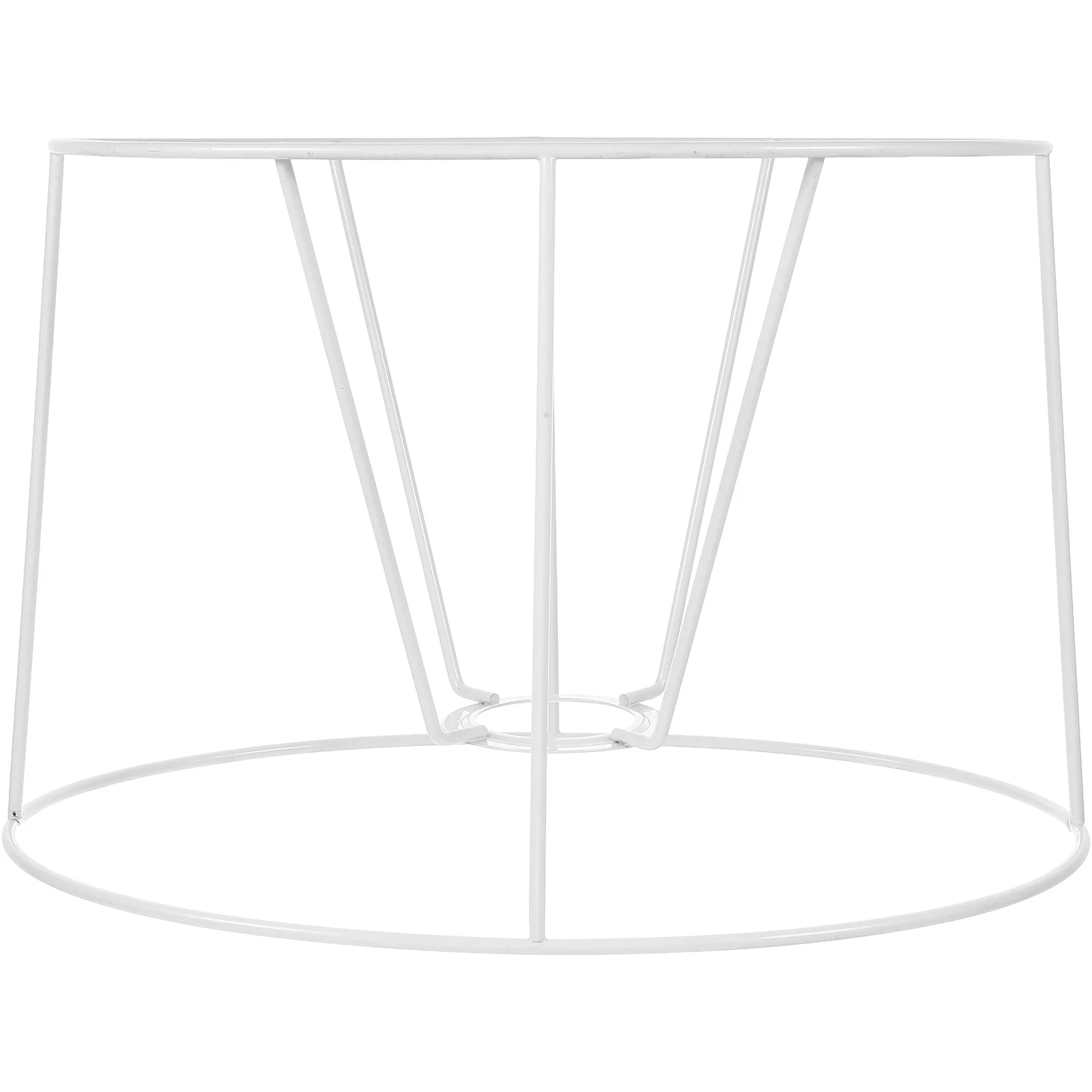 

E27 Oval Metal Lampshade Frame Vintage European Style Farmhouse Rust Resistant Adjustable Light Angle Wire Bulb Guard Holder