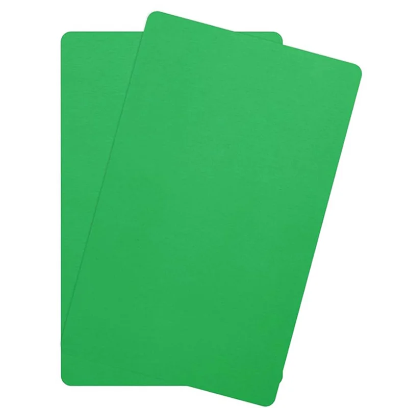 AF95-150Pcs espacios en blanco para tarjetas de visita de Metal, Material de grabado láser de aluminio de 1/64 pulgadas de espesor 3,4X2 pulgadas para tarjetas de visita DIY