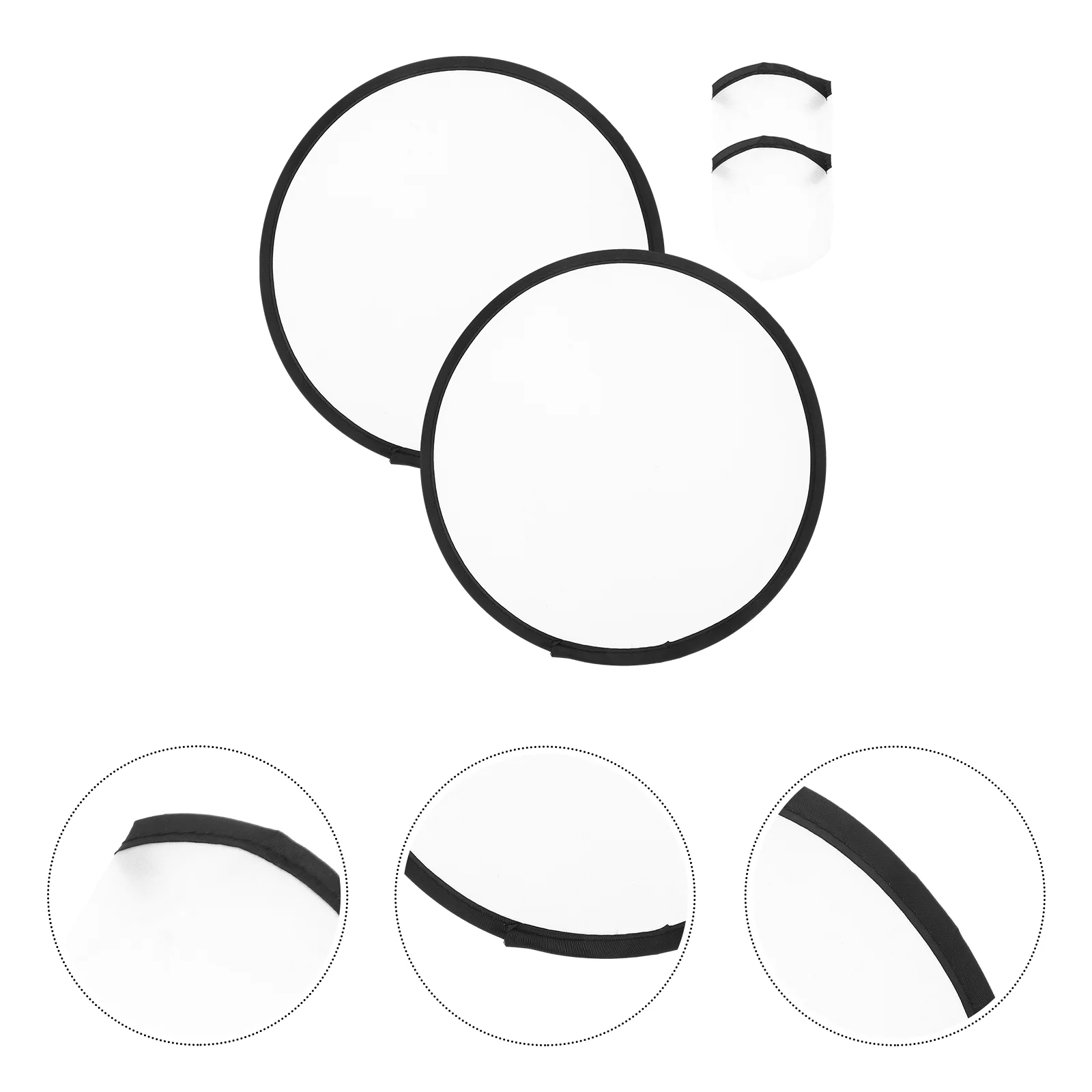 

2-шт. Вентиляторы Dealers Ручные складные складные вентиляторы для выступлений Круглые портативные мини-девочки для небольших путешествий