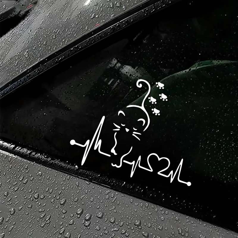ملصقات إبداعية ومضحكة مطبوعة على شكل مخلب القطط اللطيفة لمحبي الرسوم المتحركة، جودة عالية للدراجات النارية والشاحنات والسيارات